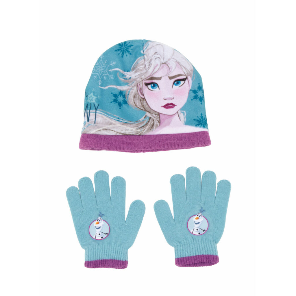 Καπέλο και Γάντια Frozen Memories Μπλε