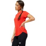 Γυναικεία Μπλούζα με Κοντό Μανίκι New Balance Accelerate Κόκκινο