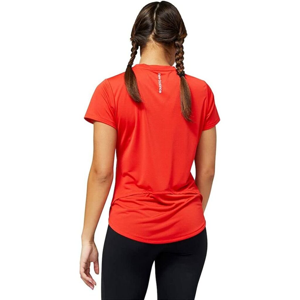 Γυναικεία Μπλούζα με Κοντό Μανίκι New Balance Accelerate Κόκκινο
