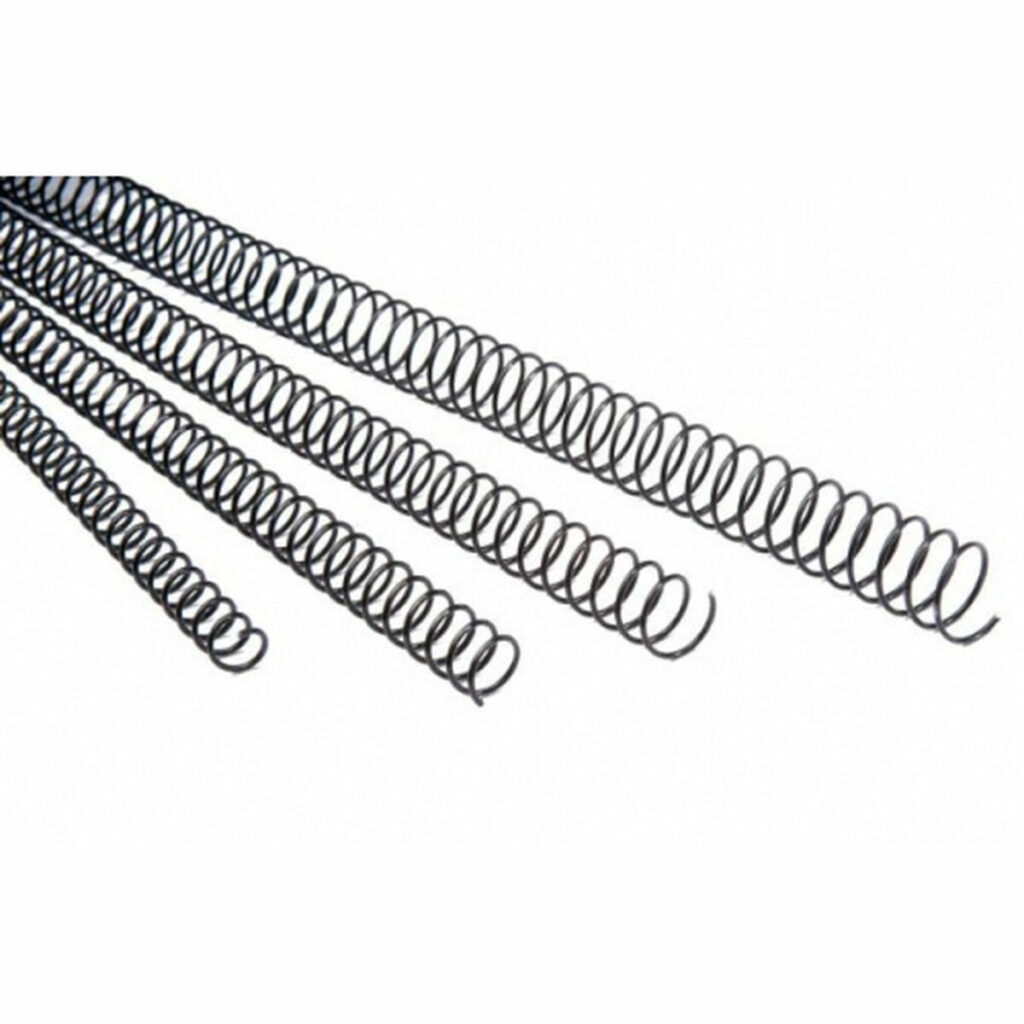 Πλαστικοί Σπείρωματικοί Δακτύλιοι Fellowes 100 Μονάδες Μέταλλο Μαύρο Ø 22 mm