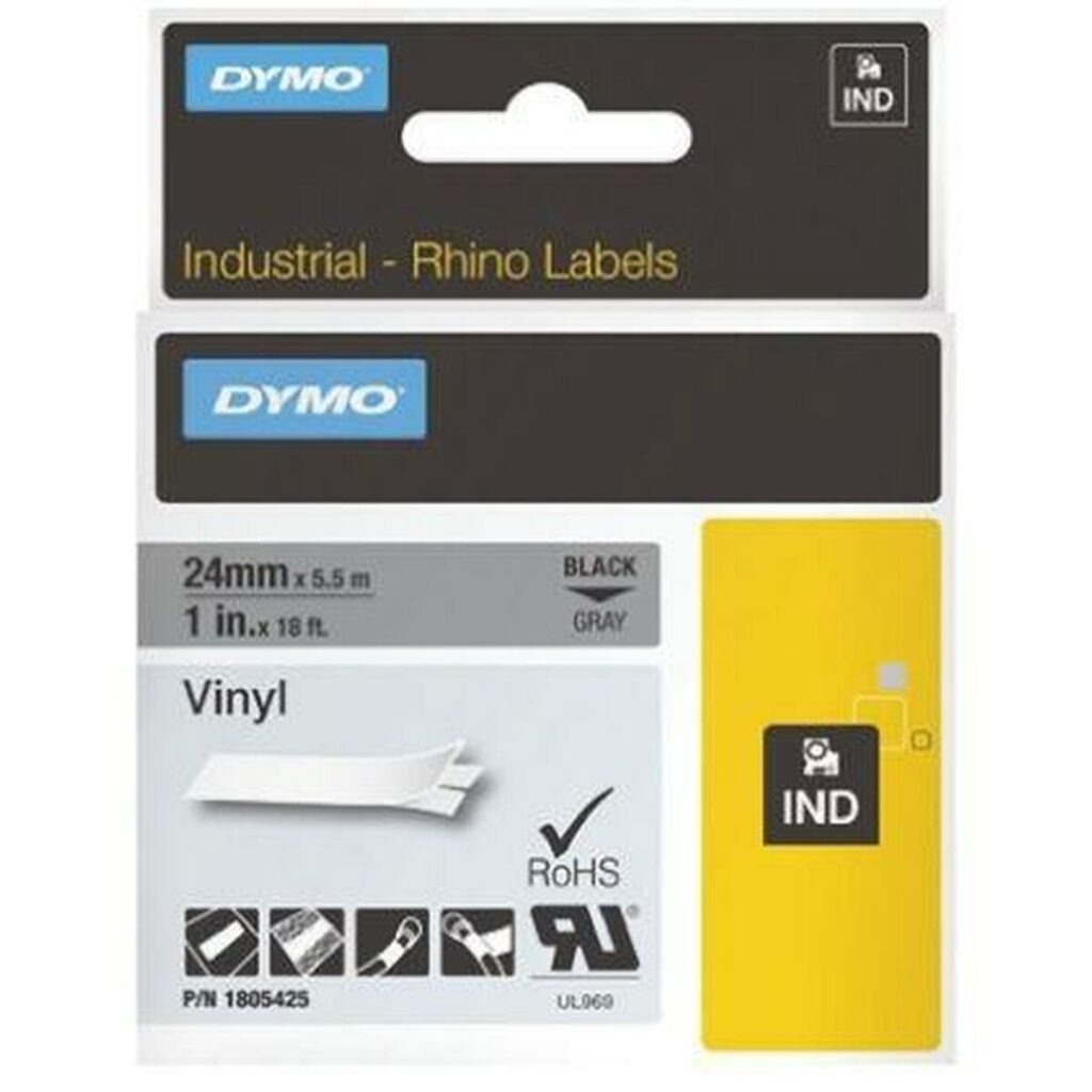 5 mm Μαύρο Λευκό Βινυλίου Αυτοκόλλητο (5 Μονάδες)