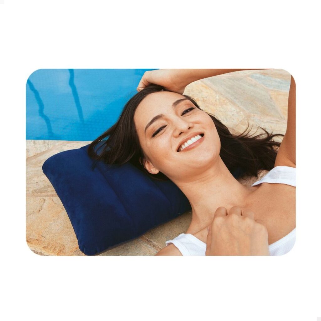 μαξιλάρι Intex Downy Pillow Φουσκωτό Μπλε 43 x 9 x 28 cm (24 Μονάδες)