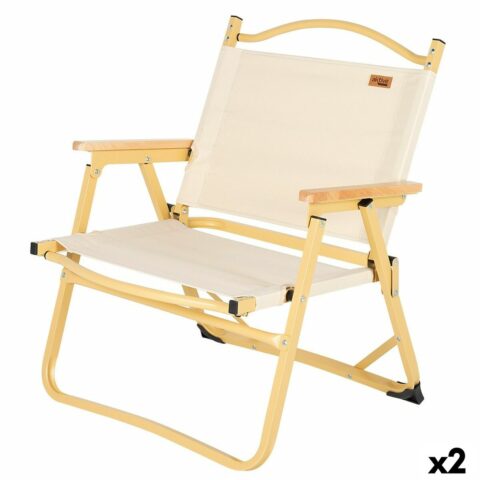 Πτυσσόμενη καρέκλα για κάμπινγκ Aktive Sabana 47 x 62 x 42 cm (x2)
