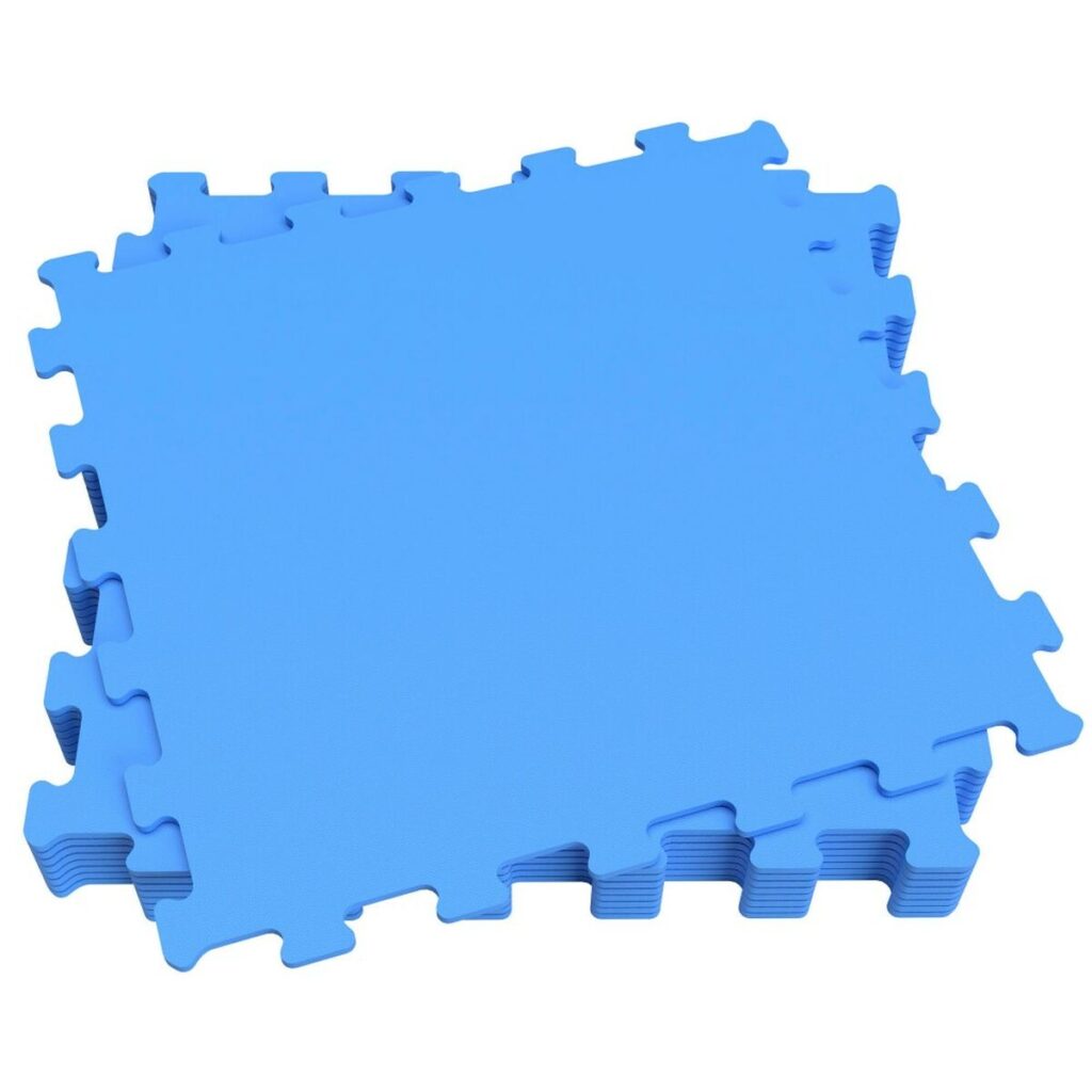 Παιδικό παζλ Aktive Μπλε 9 Τεμάχια Πόλη Πλαστικό χαλί Eva 50 x 0