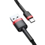 Baseus Καλώδιο USB-Cafule C 2A 2m (Κόκκινο/Μαύρο)