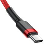Baseus Καλώδιο USB-C Cafule PD 2.0 QC 3.0 60W 1m (Κόκκινο)