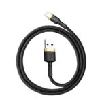 Baseus Καλώδιο Lightning Cafule 2A 3m (Μαύρο/Χρυσό)