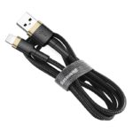 Baseus Καλώδιο Lightning Cafule 2A 3m (Μαύρο/Χρυσό)