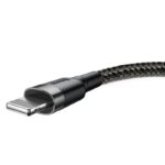 Baseus Καλώδιο USB σε Lightning Cafule 1.5A 2m (Γκρι/Μαύρο)