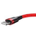 Baseus Καλώδιο USB σε Lightning Cafule 2.4A 0.5m (Κόκκινο)