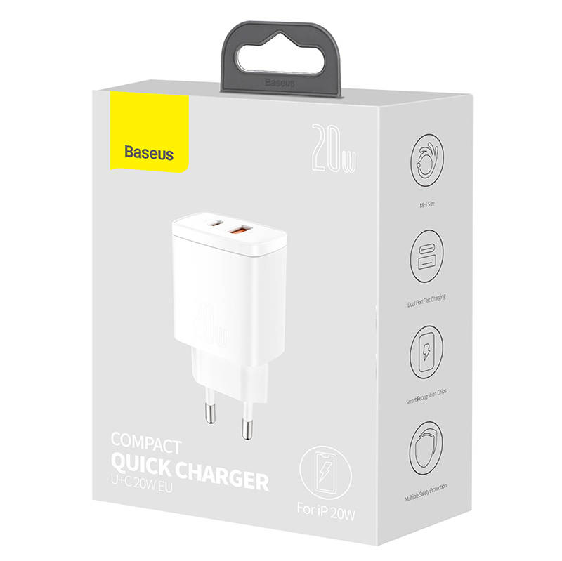Baseus Φορτιστής Compact Quick Charger USB