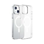 Baseus Crystal Magnetic Glass Case for iPhone 13 (transparent) + tempered glass