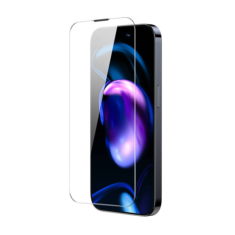 Baseus Προστατευτικό Οθόνης Crystal Tempered Glass Dust-proof 0.3mm για iPhone 14 Pro Max (2τμχ) (Διαφανές)