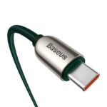 Baseus Καλώδιο USB-C σε USB-C με Οθόνη 100W 1m (Πράσινο)