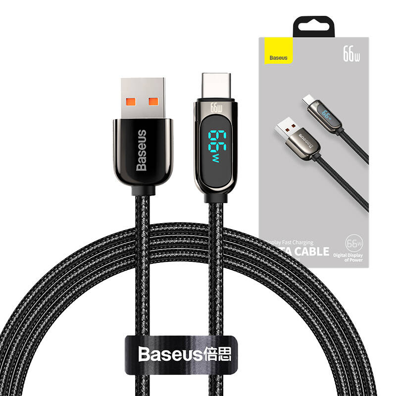 Baseus Καλώδιο USB σε USB-C με Οθόνη