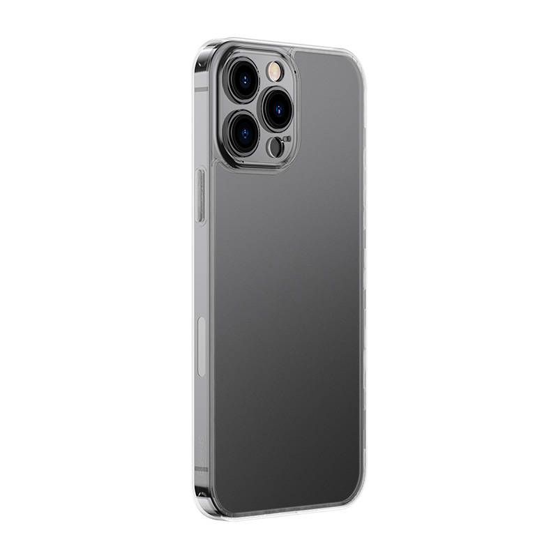 Baseus Θήκη Frosted για iPhone 13 Pro + Προστατευτικό Οθόνης Tempered Glass (Διαφανές)