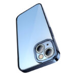 Baseus Θήκη Glitter και Προστατευτικό Οθόνης Tempered Glass για iPhone 14 (Μπλε/Διαφανές)