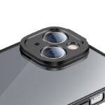 Baseus Θήκη Glitter και Προστατευτικό Οθόνης Tempered Glass για iPhone 14 Plus (Μαύρο/Διαφανές)