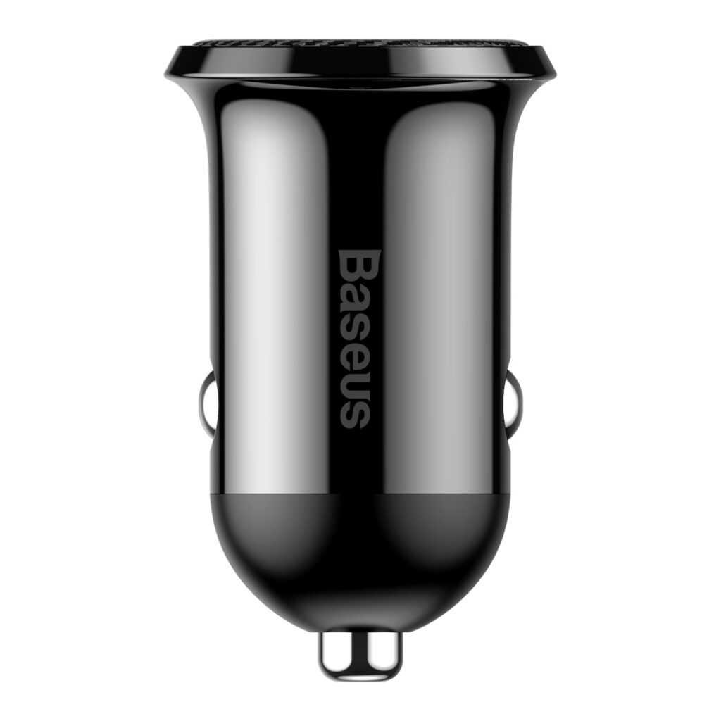 Baseus Φορτιστής Αυτοκινήτου Grain Pro 2xUSB 4.8A (Μαύρο)
