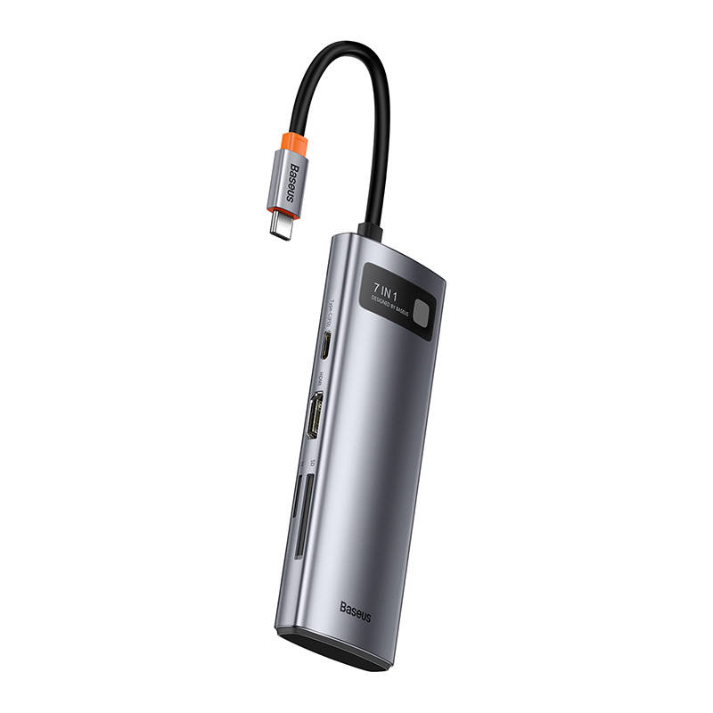 Baseus Hub Adapter 7in1 USB-C to 2x USB 3.0 + HDMI + USB-C PD