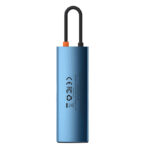 Baseus Docking Station 8in1 USB-C σε 3xUSB 3.0 + HDMI + USB-C PD 4K HD (Μπλε)