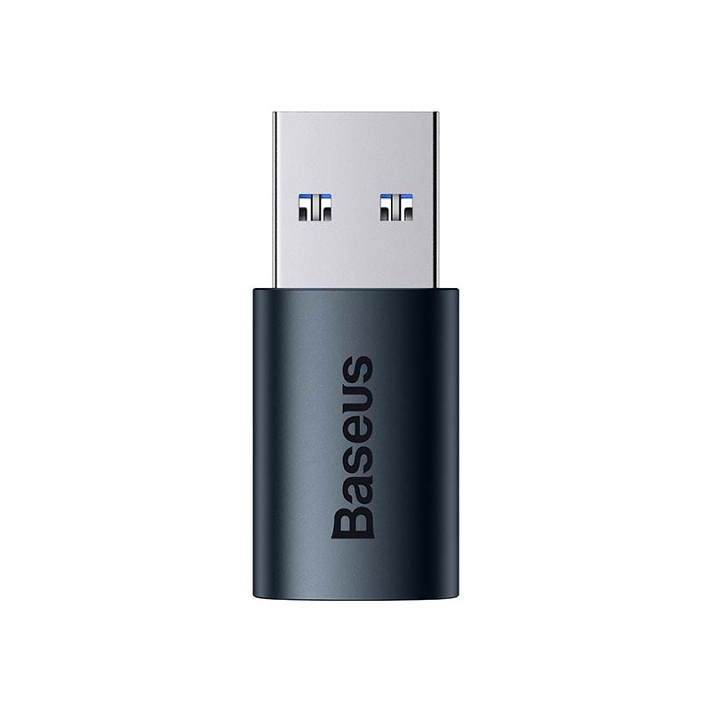 Baseus Μετατροπέας USB-A σε USB-C Ingenuity OTG (Μπλε)