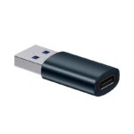 Baseus Μετατροπέας USB-A σε USB-C Ingenuity OTG (Μπλε)