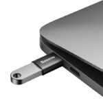 Baseus Μετατροπέας USB-C σε USB-A Ingenuity OTG (Μαύρο)