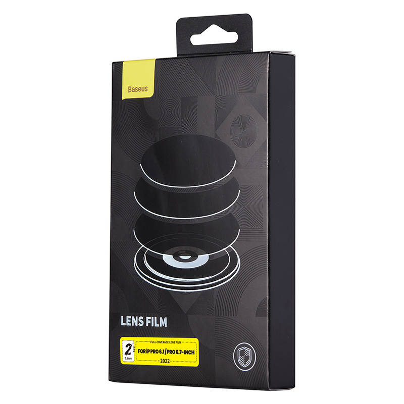 Baseus Προστατευτικό Κάμερας 0.3mm για iPhone 14 Pro/14 Pro Max (2τμχ) (Διαφανές)