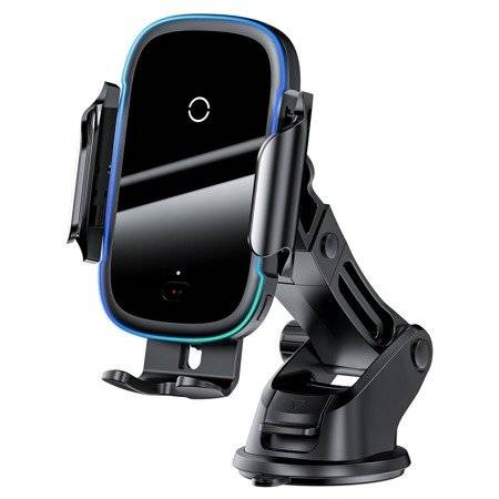 Baseus Light Electric Car Holder with Qi inductive charger (Black)