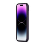 Baseus Θήκη Liquid Silica Gel και Προστατευτικό Οθόνης Tempered Glass για iPhone 14 Pro (Σκούρο Μοβ)