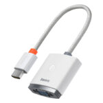 Baseus Μετατροπέας HDMI σε VGA με Ήχο Lite Series (Λευκό)