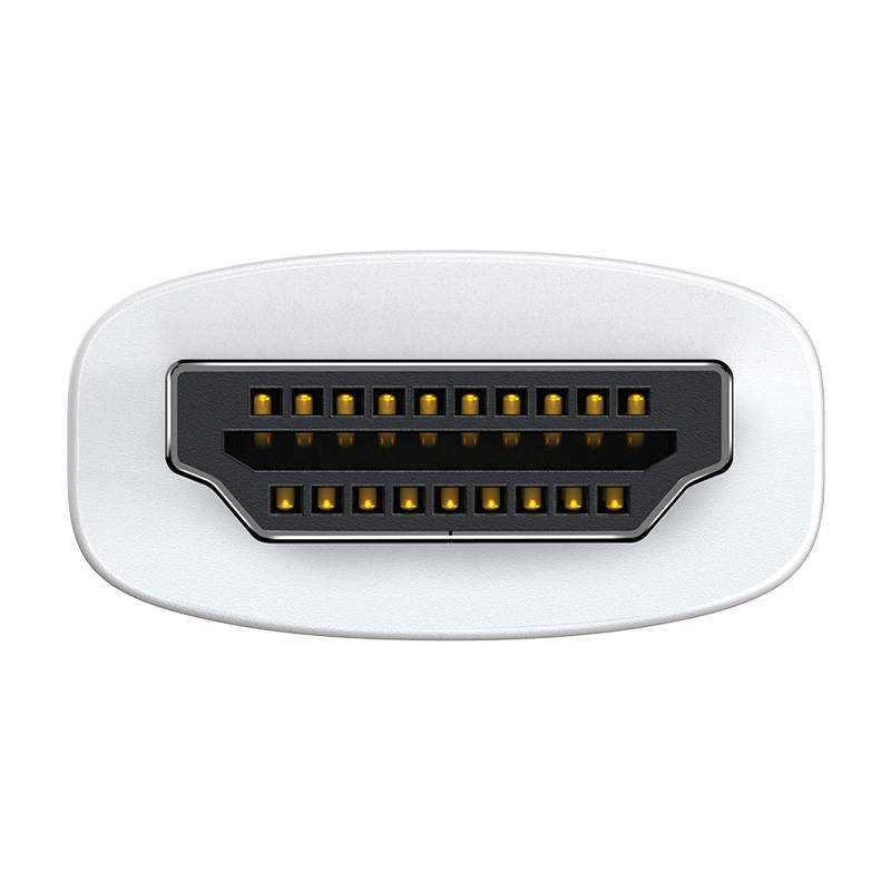 Baseus Μετατροπέας HDMI σε VGA με Ήχο Lite Series (Λευκό)