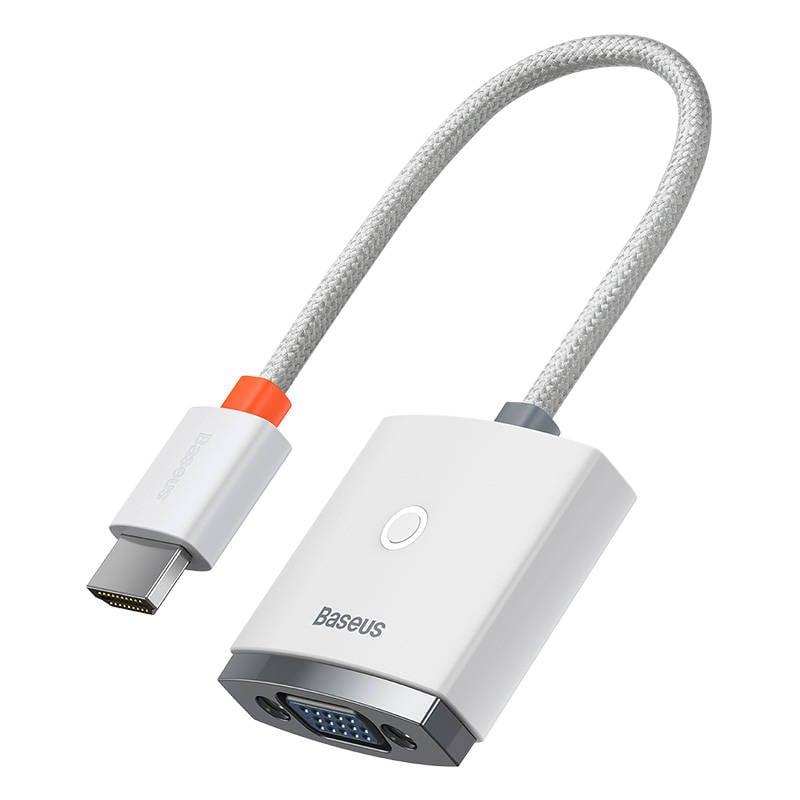 Baseus Μετατροπέας HDMI σε VGA  χωρίς Ήχο Lite Series (Λευκό)