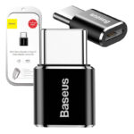 Baseus Μετατροπέας MicroUSB σε USB-C (Μαύρο)