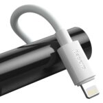 Baseus Καλώδιο Simple Wisdom Data Cable Kit USB-C σε Lightning PD 20W 1.5m (Σετ 2τμχ) (Λευκό)