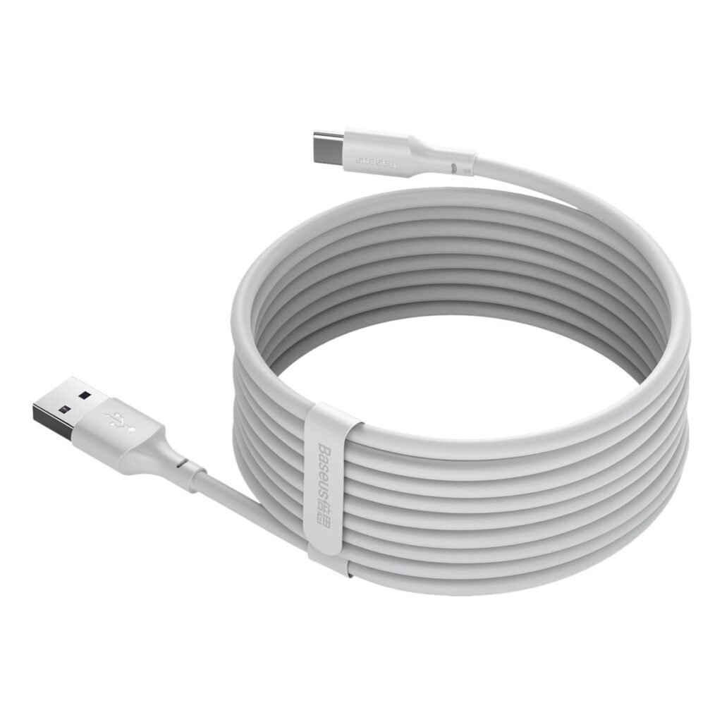 Baseus Καλώδιο USB σε USB-C Simple Wisdom Data Cable Kit 5A