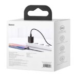 Baseus Γρήγορος Φορτιστής Super Si 1C 20W με Καλώδιο USB-C σε Lightning 1m (Μαύρο)