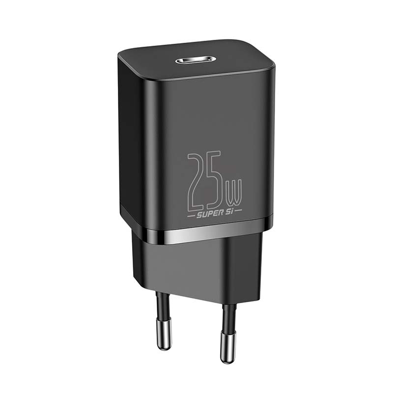 Baseus Φορτιστής Super Si 1C 25W (Μαύρο)