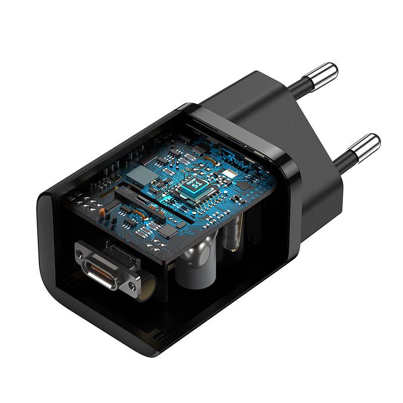 Baseus Φορτιστής Super Si 1C 25W (Μαύρο)
