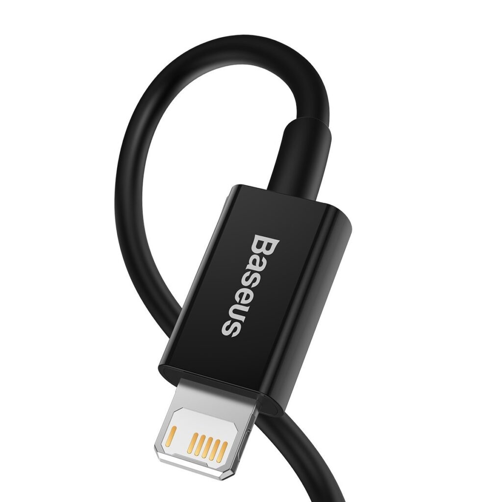 Baseus Καλώδιο USB σε Lightning Superior Series 2.4A 1m (Μαύρο)