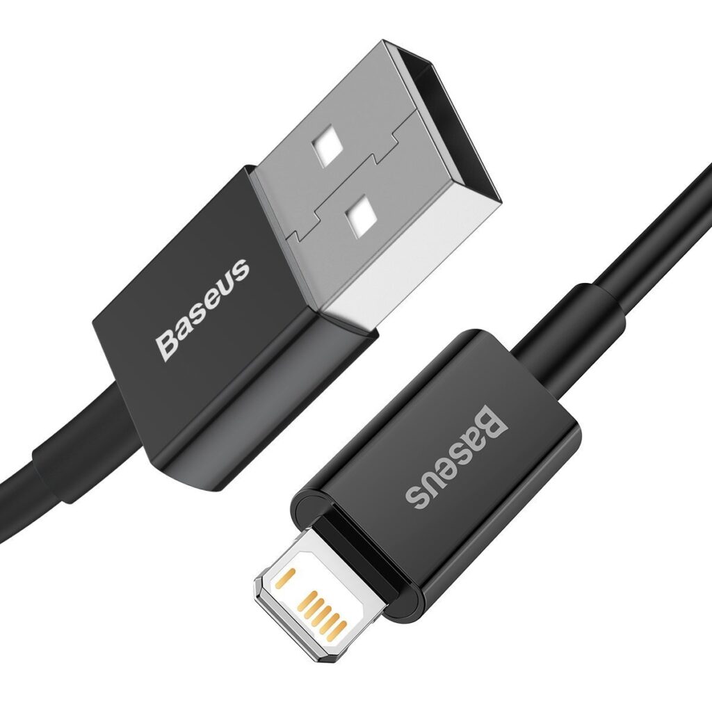 Baseus Καλώδιο USB σε Lightning Superior Series 2.4A 2m (Μαύρο)