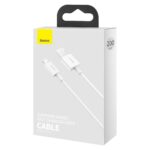 Baseus Καλώδιο USB σε Lightning Superior Series 2.4A 2m (Λευκό)