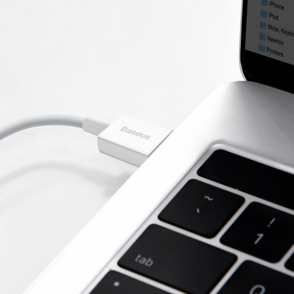 Baseus Καλώδιο USB σε Lightning Superior Series 2.4A 2m (Λευκό)
