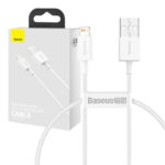 Baseus Καλώδιο USB σε Lightning Superior Series 2.4A 0.25m (Λευκό)