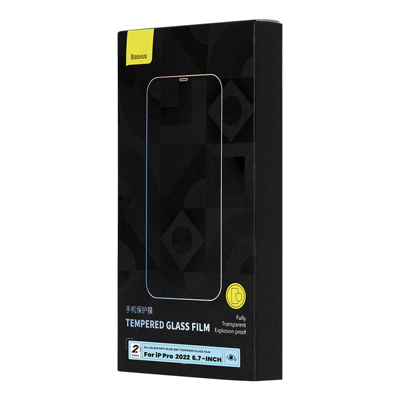 Baseus Tempered Glass Anti-blue light 0.3mm for iPhone 14 Pro Max (2pcs)