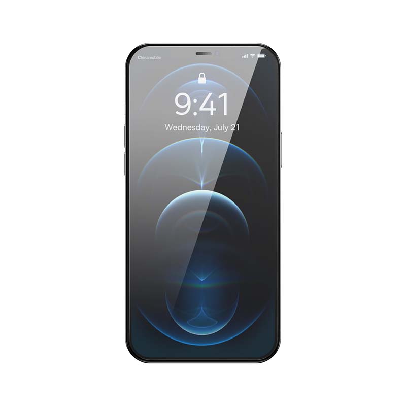 Baseus Προστατευτικό Οθόνης Tempered Glass 0.3mm για iPhone 12/12 Pro (2τμχ) (Διαφανές)