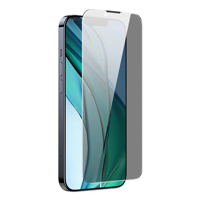 Baseus Προστατευτικό Οθόνης Tempered Glass Privacy Filter 0.4mm για iPhone 14 Plus/13 Pro Max (Διαφανές)