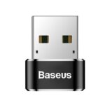 Baseus Μετατροπέας USB-C σε USB-A 5A (Μαύρο)