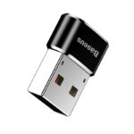 Baseus Μετατροπέας USB-C σε USB-A 3A (Μαύρο)